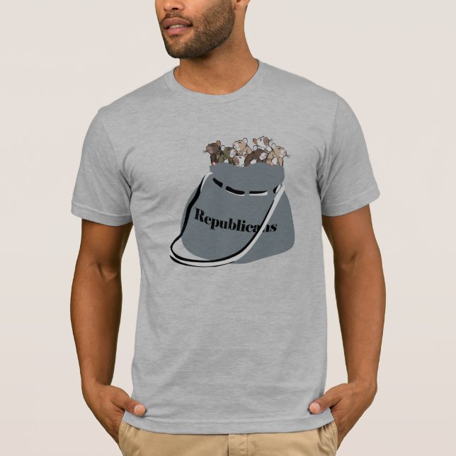 Bag of Republican Rats T-Shirt (Front)