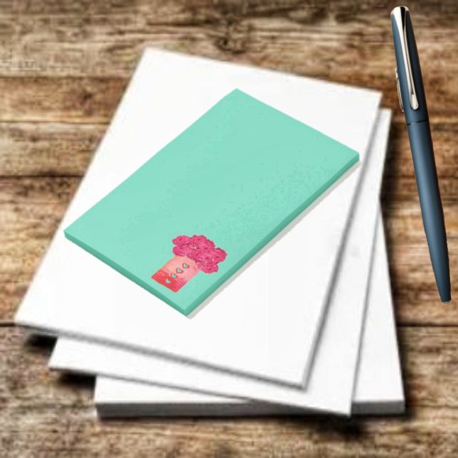 Bag Of Roses-II  Post-it Notes (You can write such charming notes, in this Bag Of Roses Post-It Notes design!)