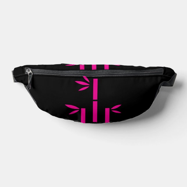Bag Type: Print Cut Sew Fanny Pack(Black) (Lay Down)