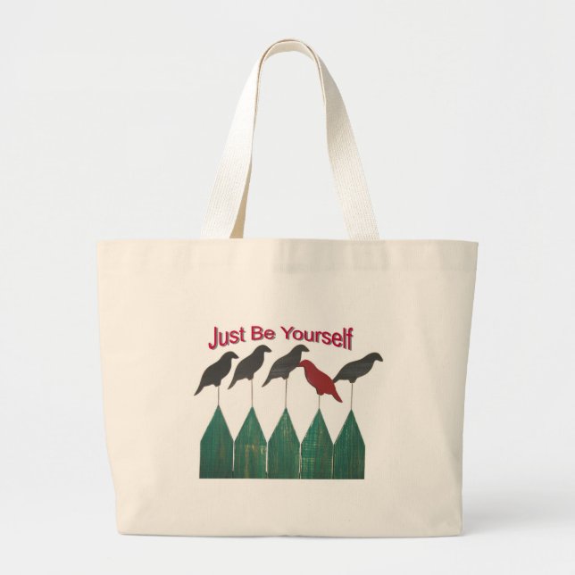 Bag with Bird Art (Front)