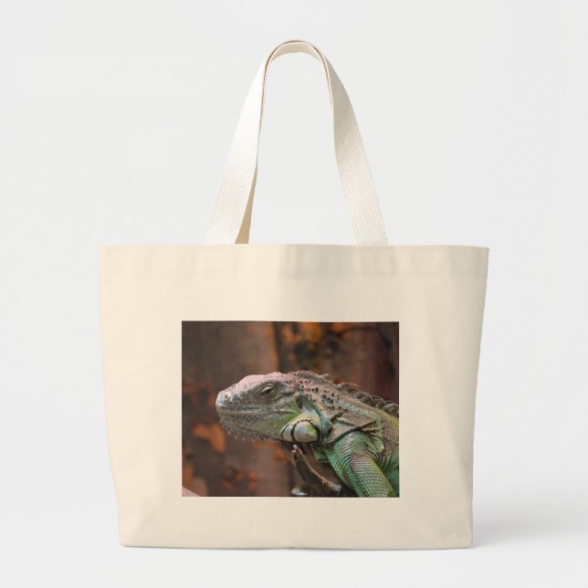 Bag with colourful Iguana lizard (Front)