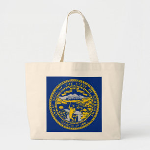 Bag with Flag of Nebraska State - USA