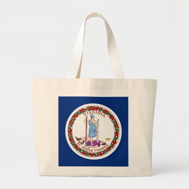 Bag with Flag of Virginia State - USA (Front)