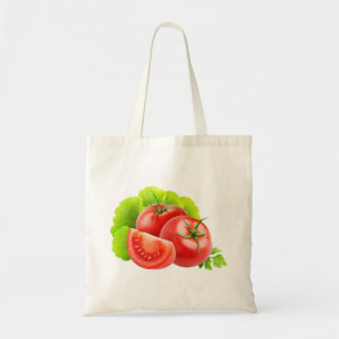 Bag with fresh tomatoes