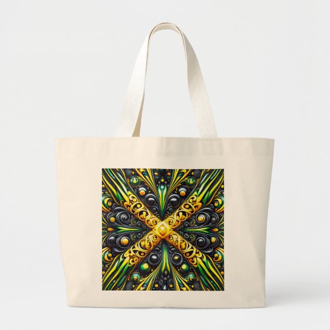 Bag with Jamaican Colours Design (Front)