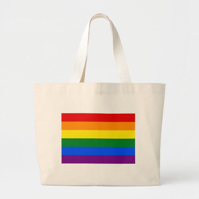 Bag with LGBT Rainbow Flag (Front)
