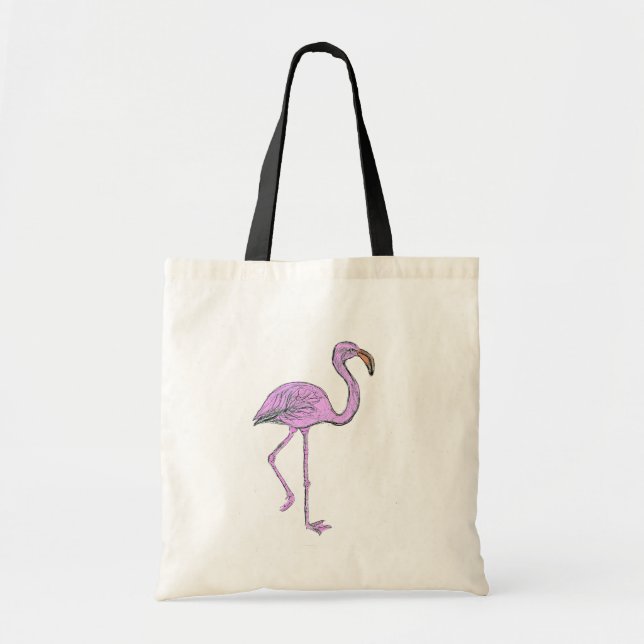 Bag with Pink Flamingo (Front)