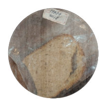 Bag with slice of bread