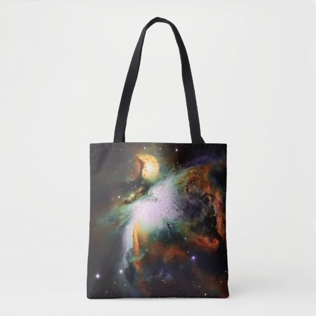 Bag with two high-contrast astro images (Front)
