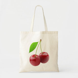 Bag with two sweet cherries