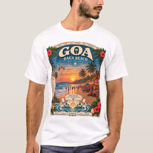 Baga Beach — Sun, Sand & Soul 🏖️ T-Shirt