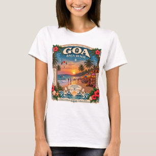 Baga Beach — Sun, Sand & Soul 🏖️ T-Shirt