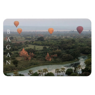 bagan balloon sunrise magnet