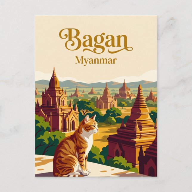 Bagan Myanmar Postcard (Front)