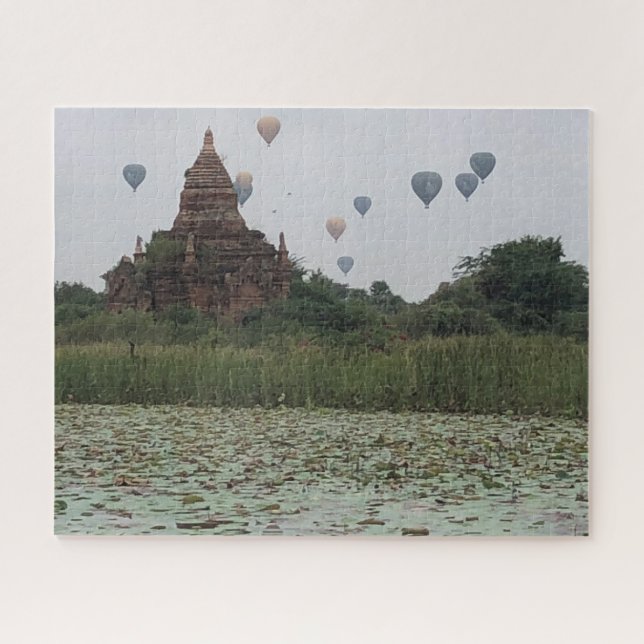 bagan stupa balloons jigsaw puzzle (Horizontal)