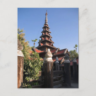 Bagaya Kyaung Monastery Postcard
