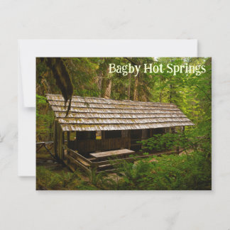 Bagby Hot Springs Mt Hood National Forest Oregon Postcard