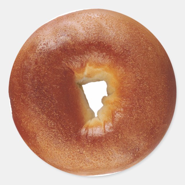 BAGEL 2     CLASSIC ROUND STICKER (Front)