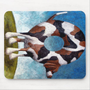 Bagel-Beagle Painting Gift Mouse Mat