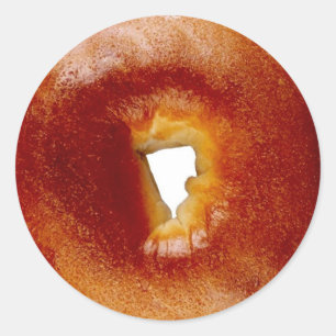 Bagel Classic Round Sticker