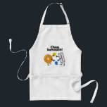 Bagel & Cream Cheese - Chag Sameach! Standard Apron<br><div class="desc">Jewish food BFFs—Bagel & Cream Cheese—greet each other warmly with "Happy Holidays!" in Hebrew,  and play with a dreidel for chocolate coins (gelt). Part of my "Friendly Foods" collection... click on Store link below to see them all.</div>