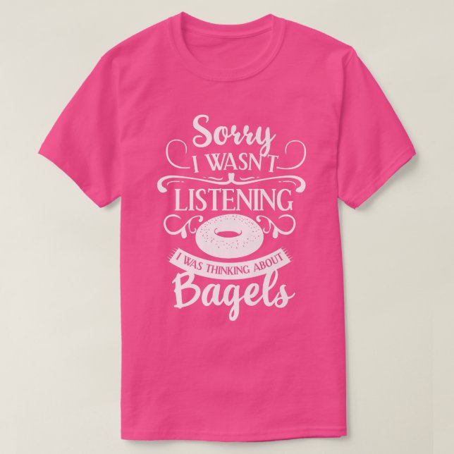 Bagel For Bagels Lovers Premium T-Shirt (Design Front)