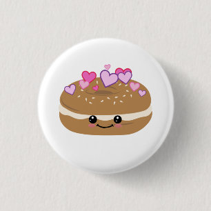 Bagel Lover Bagel Buddies 3 Cm Round Badge