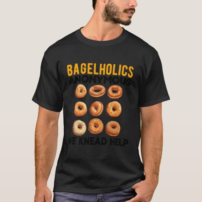 Bagel Lover For Men Women Breakfast Jewish Food Be T-Shirt (Front)