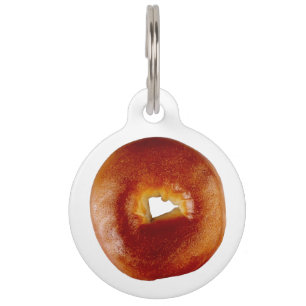 Bagel Personalise Pet Tag