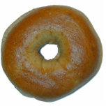 Bagel sculpture standing photo sculpture<br><div class="desc">Food as art!</div>