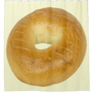 Bagel Shower Curtain