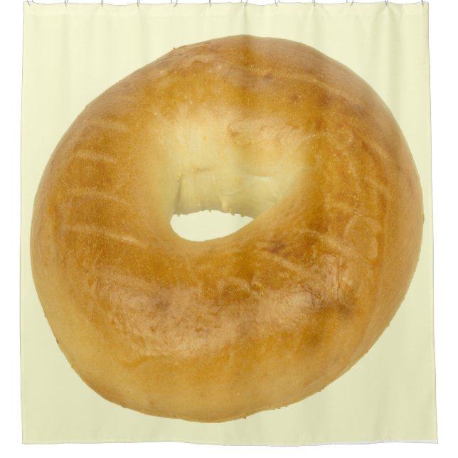 Bagel Shower Curtain (Front)