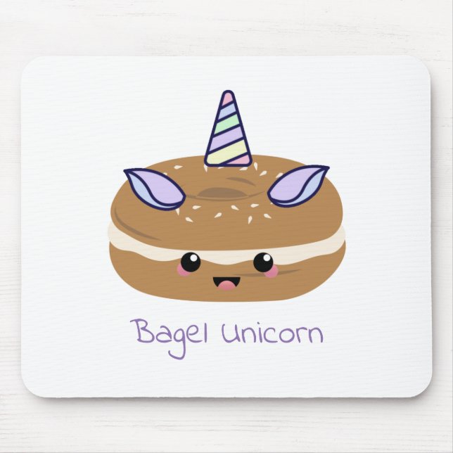 Bagel Unicorn Bagel Buddies Mouse Mat (Front)