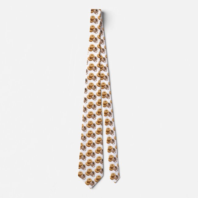 Bagels and Coffee Tie (Front)