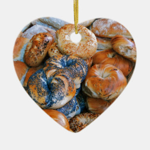 Bagels!! Ceramic Tree Decoration