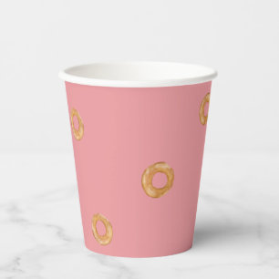BAGELS   Little Bagels Salmon Rose Pink Paper Cups