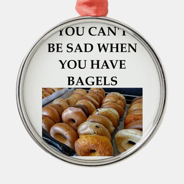 BAGELS METAL TREE DECORATION (Front)