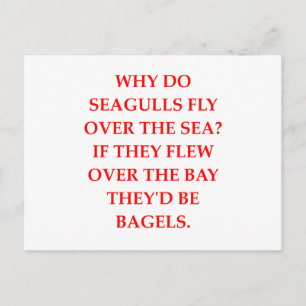 BAGELS POSTCARD
