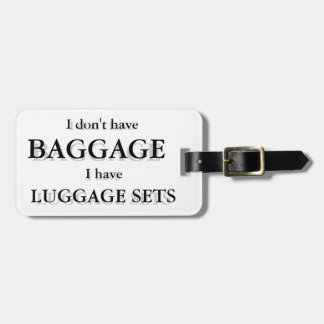 Baggage Luggage Tag Customisable