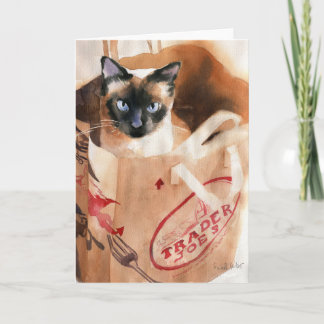 Bagged Applehead Siamese Card
