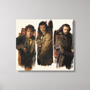 BAGGINS™, BARD THE BOWMAN™, & THORIN OAKENSHIE CANVAS PRINT