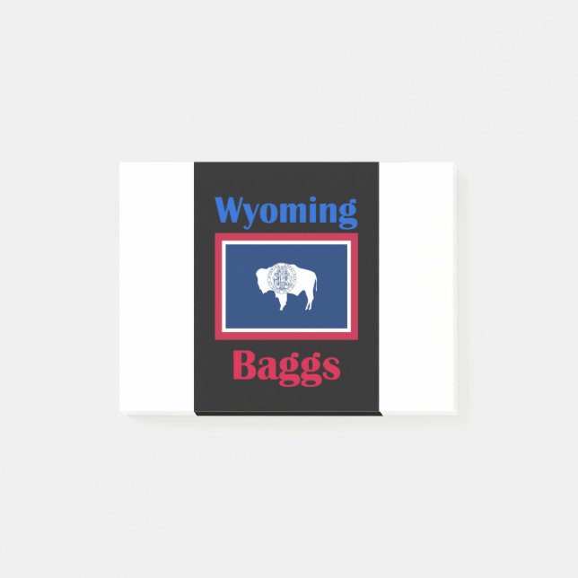 Baggs Wyoming Post-it Notes (Front)