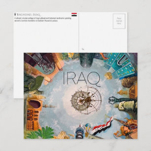 Baghdad, Iraq Travel Postcard