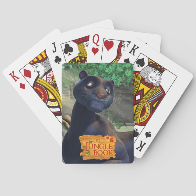 Bagheera 3 playing cards (Back)