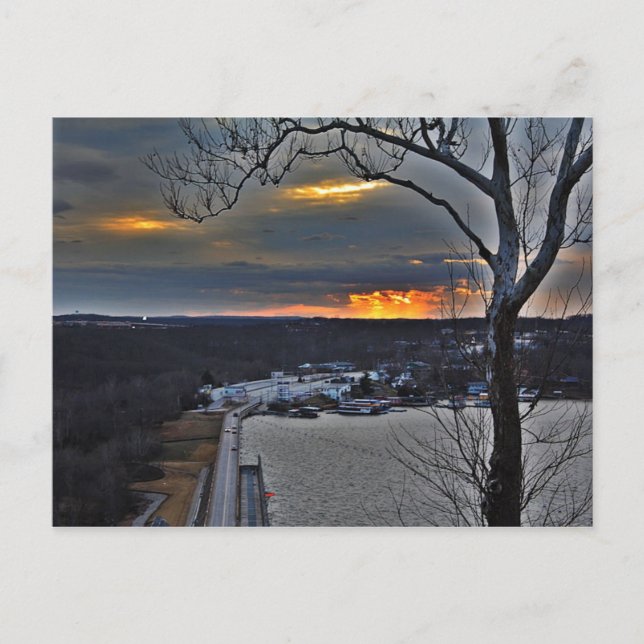 Bagnell Dam Missouri postcard (Front)