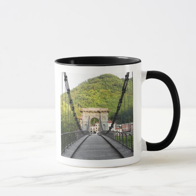 Bagni di Lucca, Tuscany, Italy - An old bridge Mug (Right)