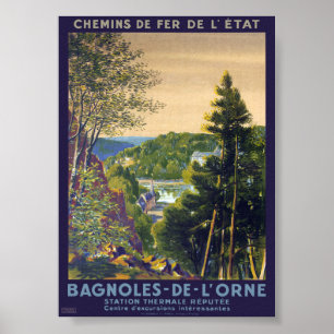 Bagnoles-de-l'Orne Vintage Poster 1922