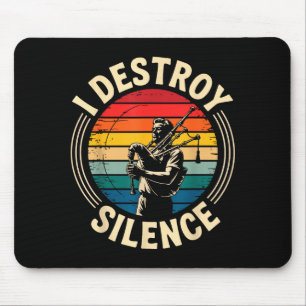 Bagpe Art For Men Women Scottish Bagper Bagpe Play Mouse Mat