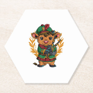 Bagpipe Bagpipes Paper Coaster