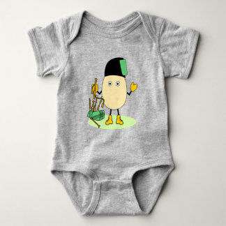Bagpipe Egghead Baby Bodysuit